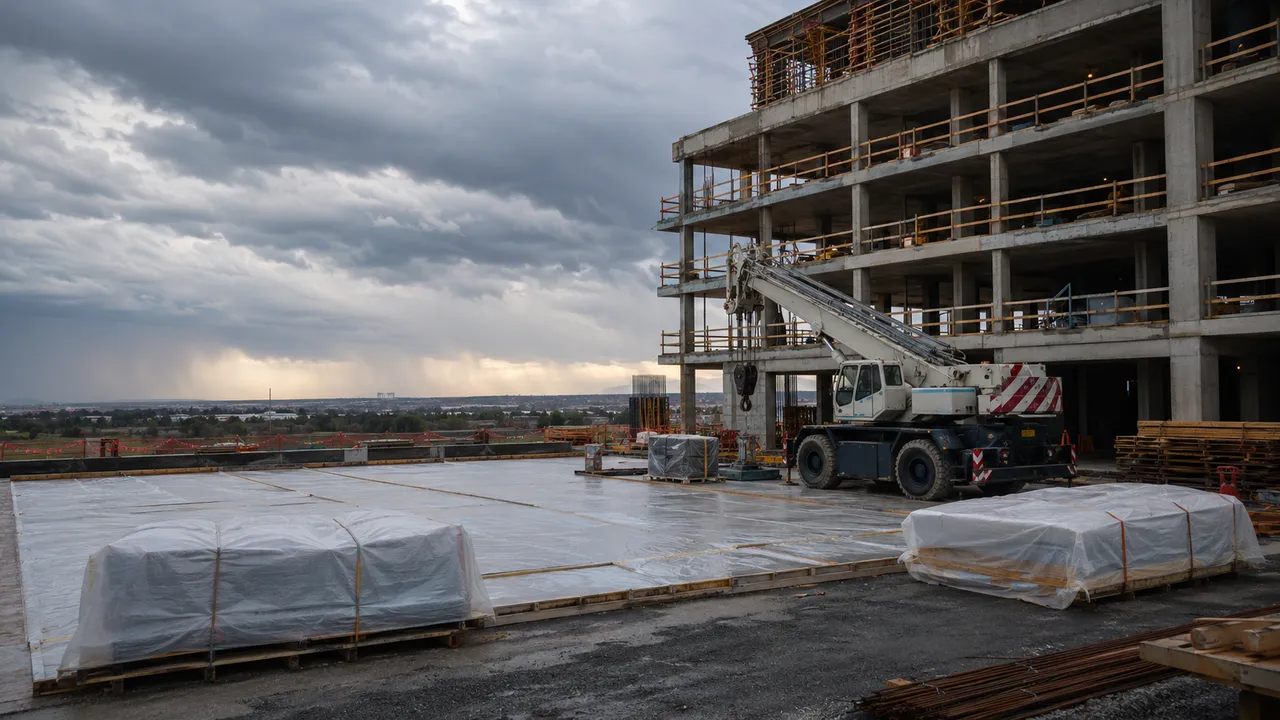How can construction teams use weather forecasts to schedule outdoor work?
